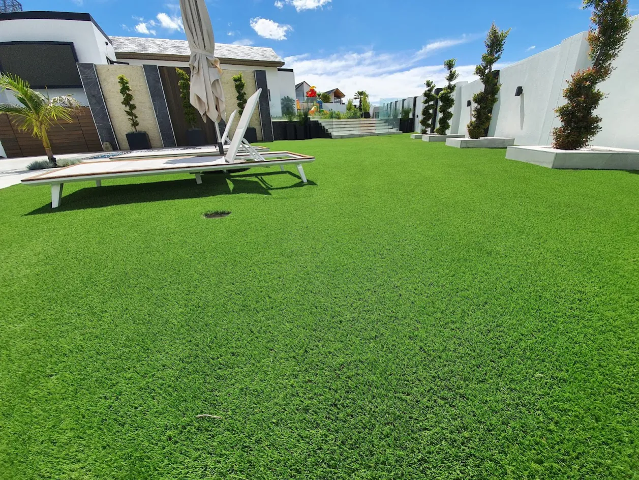 Luxury residential lawn